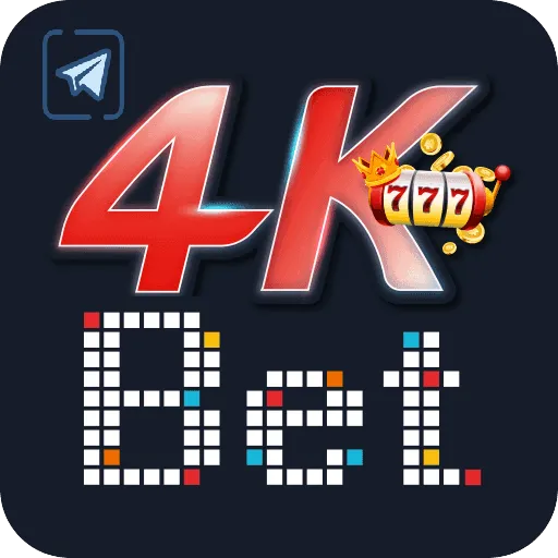 Imagem promovendo o canal oficial da 4kbet no Telegram